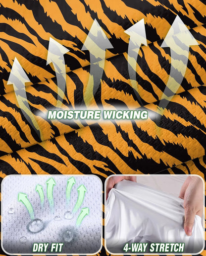Tiger Print Sleeveless Polo Shirt for Women | Azhawaiian