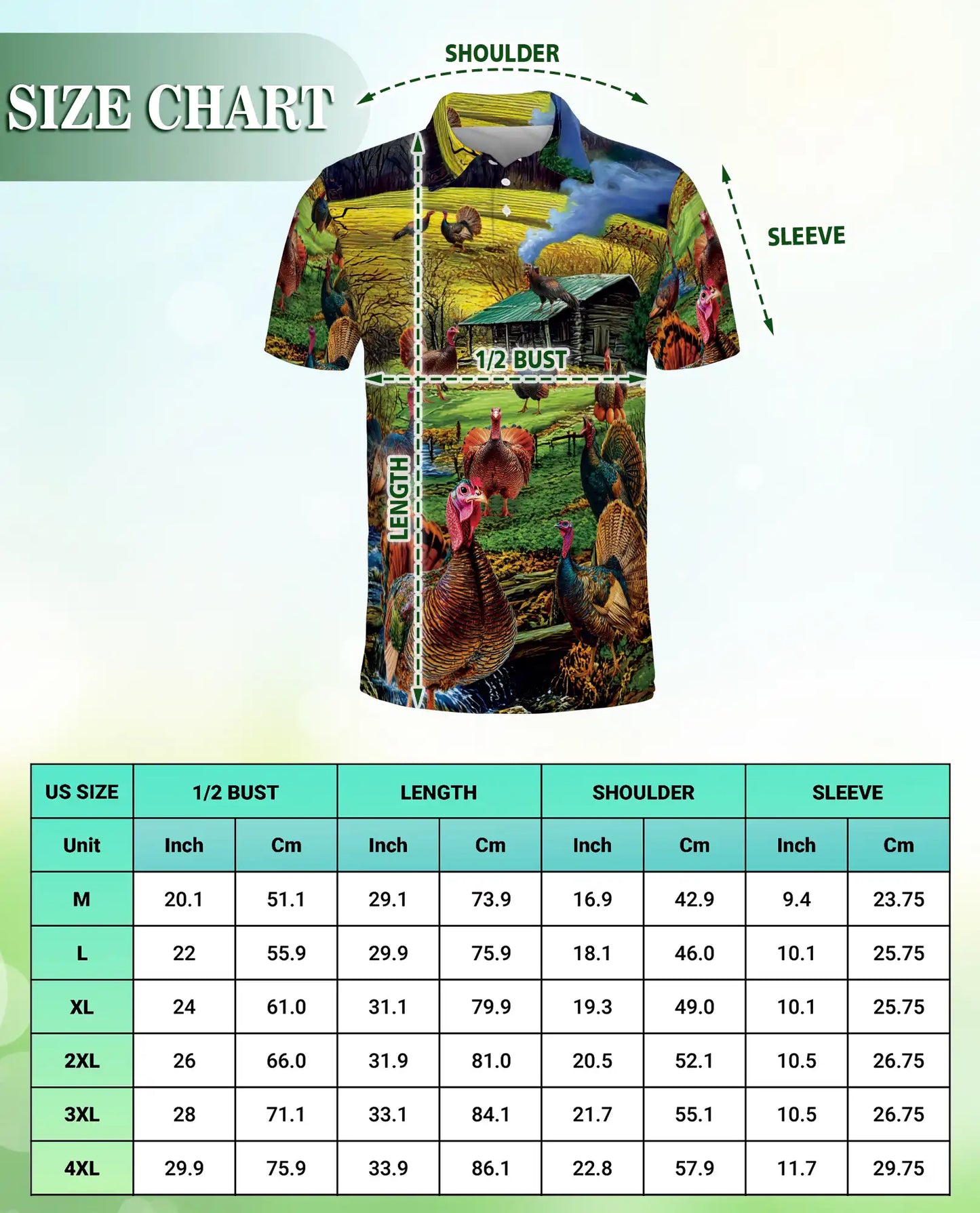 Wild Turkey Hunting Polo Shirt | Azhawaiian