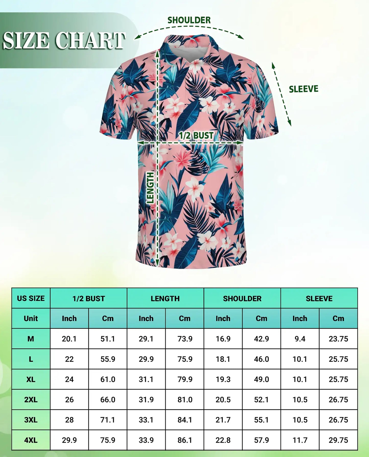 Tropical Floral Polo Shirt, Pink Island Print | Azhawaiian