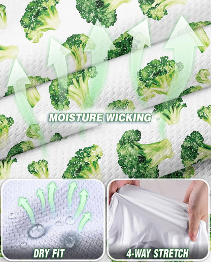 Broccoli Pattern Sleeveless Polo Shirt for Women | Azhawaiian