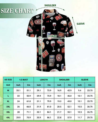 Casino Jackpot Poker Polo Shirt | Azhawaiian