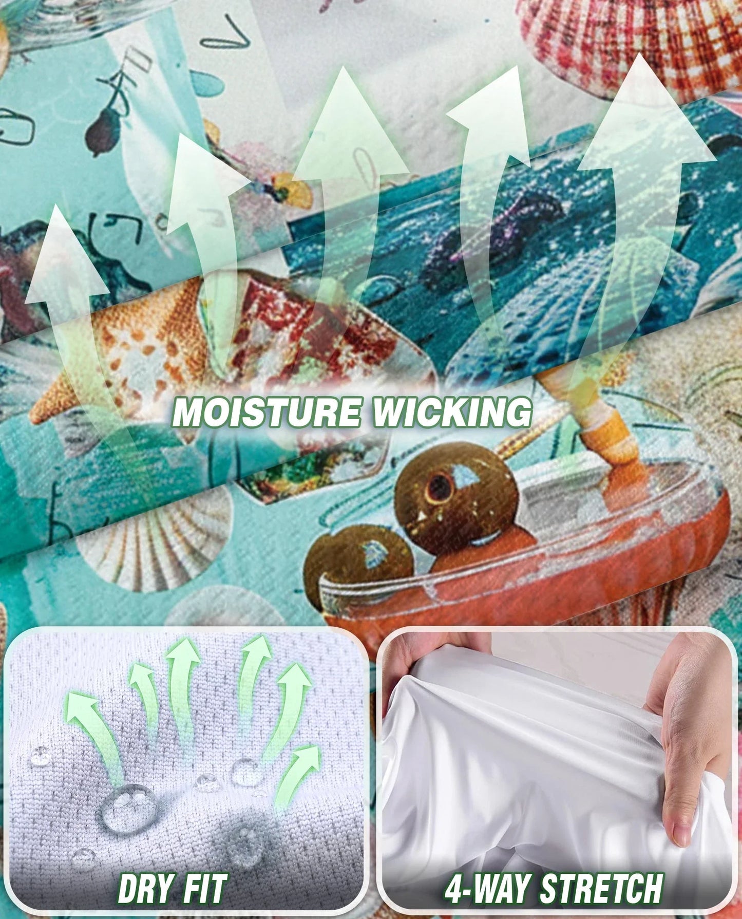 Cocktail Beach Summer Sleeveless Polo Shirt for Women | Azhawaiian
