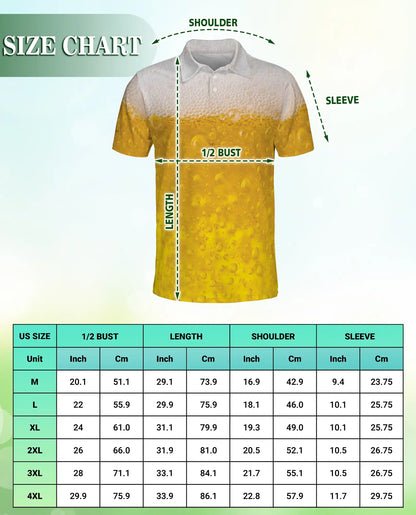 Beer Lovers Polo Shirt - Fresh Brew Party Style | Azhawaiian