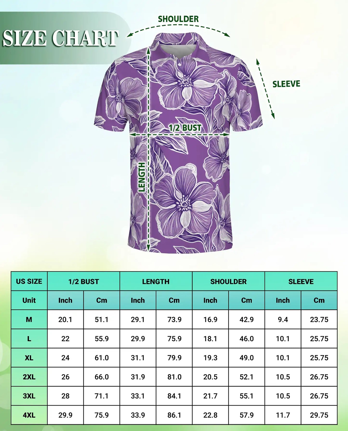 Purple Floral Polo Shirt, Elegant Summer Style | Azhawaiian
