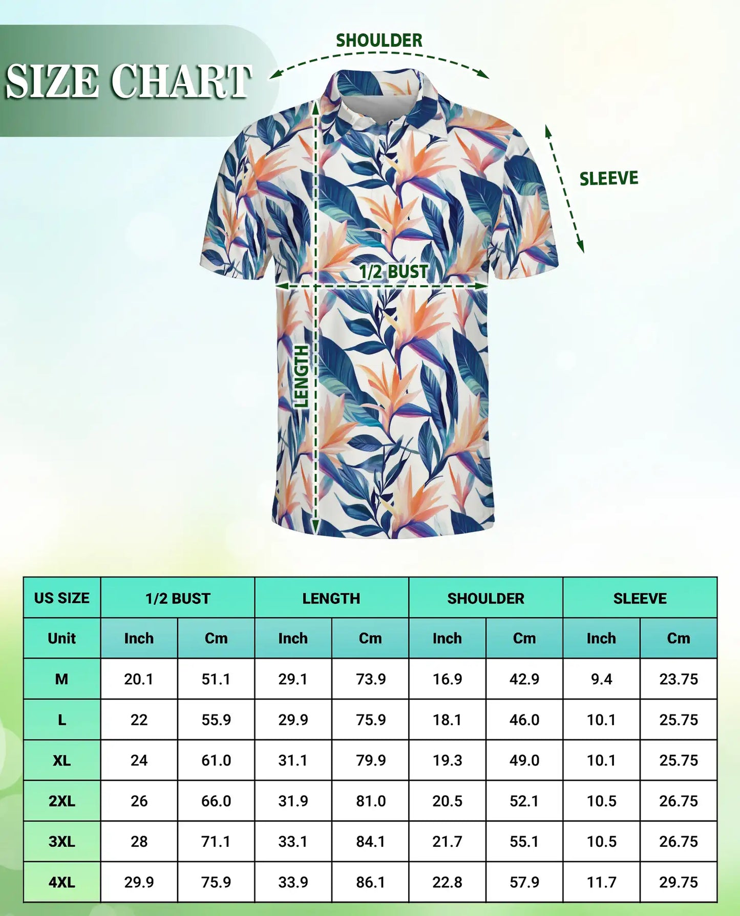 Bird of Paradise Polo Shirt, Tropical Floral Print | Azhawaiian