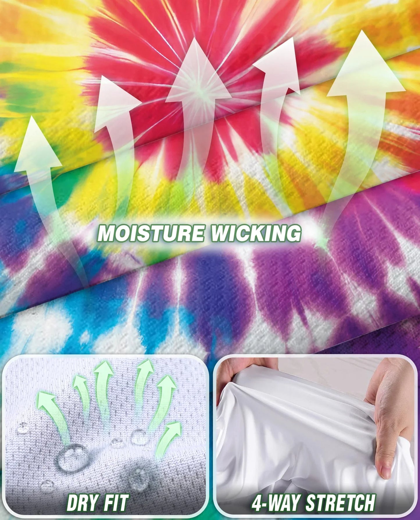 Tie Dye 3D Sleeveless Polo Shirt for Women | Azhawaiian