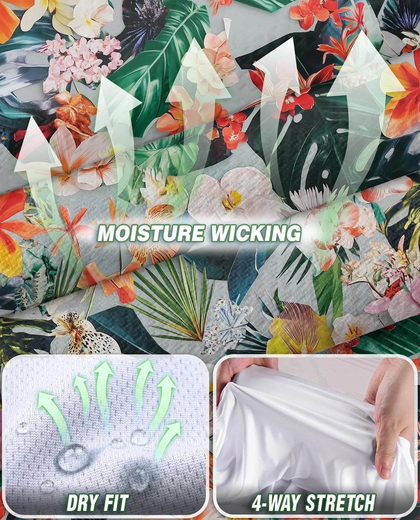 Flower Ephemera Sleeveless Polo Shirt for Women | Azhawaiian