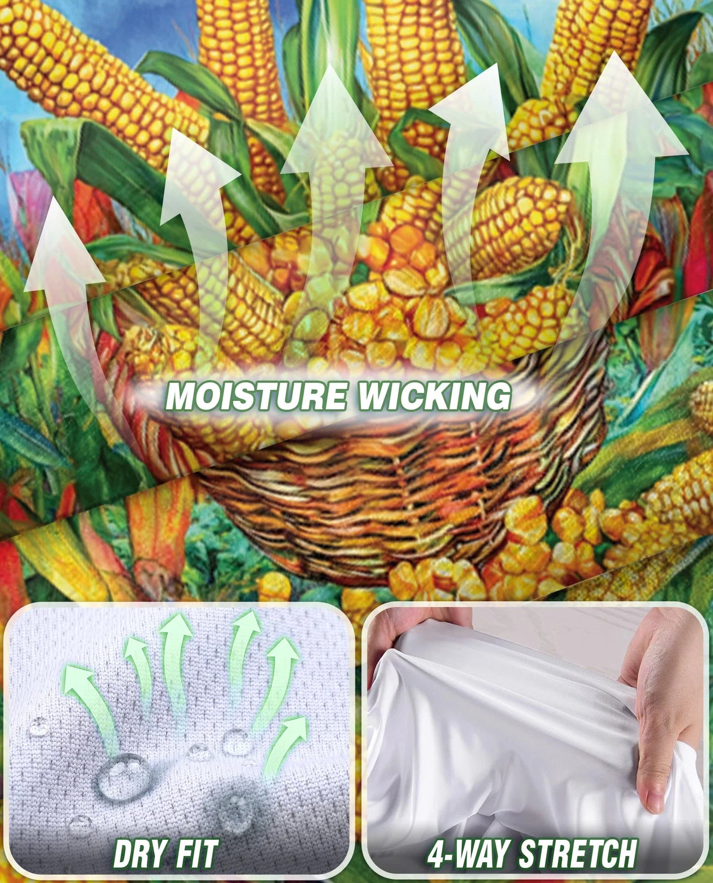 Corn Pattern Sleeveless Polo Shirt for Women | Azhawaiian