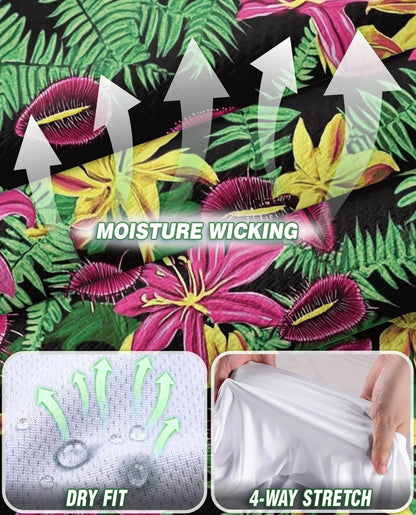 Venus Flytrap Pattern Sleeveless Polo Shirt for Women | Azhawaiian