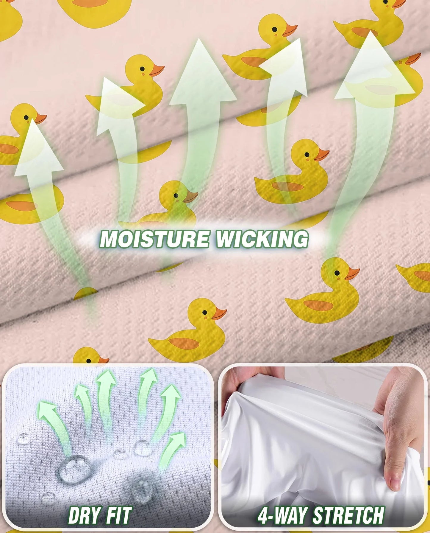 Cute Yellow Duck Sleeveless Polo Shirt for Women | Azhawaiian