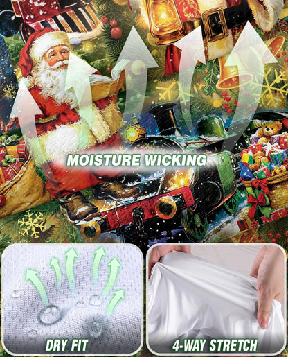 Vintage Santa Claus Sleeveless Polo Shirt for Women | Azhawaiian