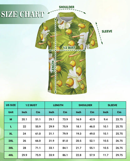 Baseball Hawaiian Polo Shirt, Tropical Sport Style | Azhawaiian