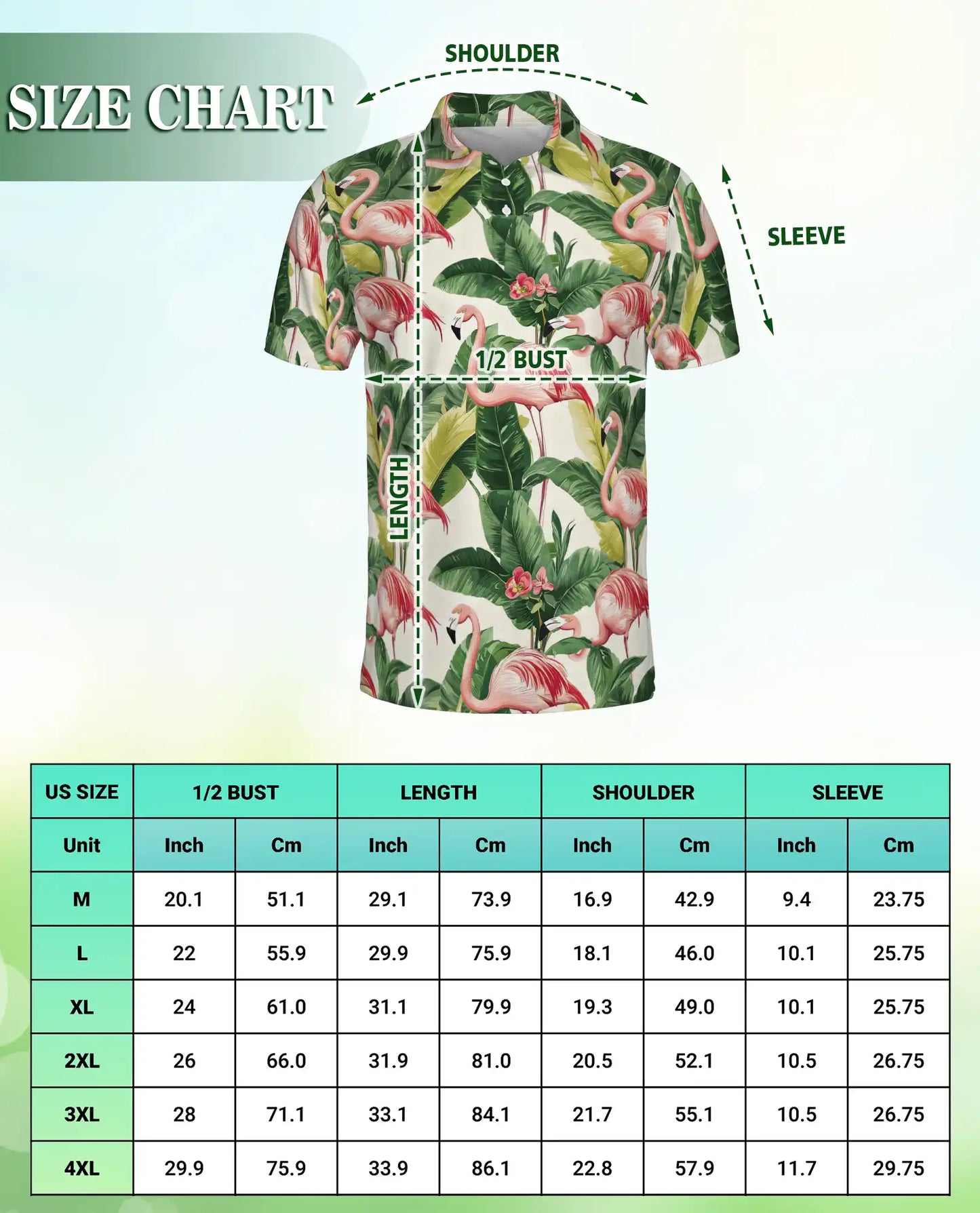 Pink Flamingo Tropical Hawaiian Polo Shirt for Men | Azhawaiian