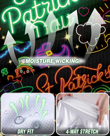 Saint Patrick's Day Neon Sleeveless Polo Shirt for Women | Azhawaiian