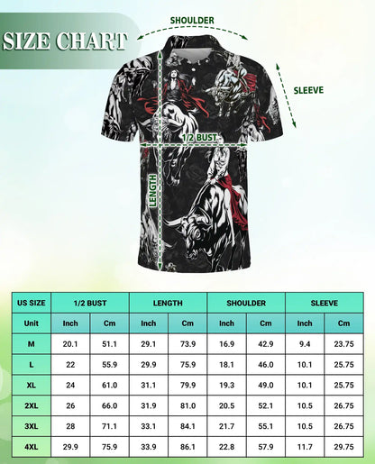 Western Bull Polo Shirt, Rodeo Cowgirl Print | Azhawaiian