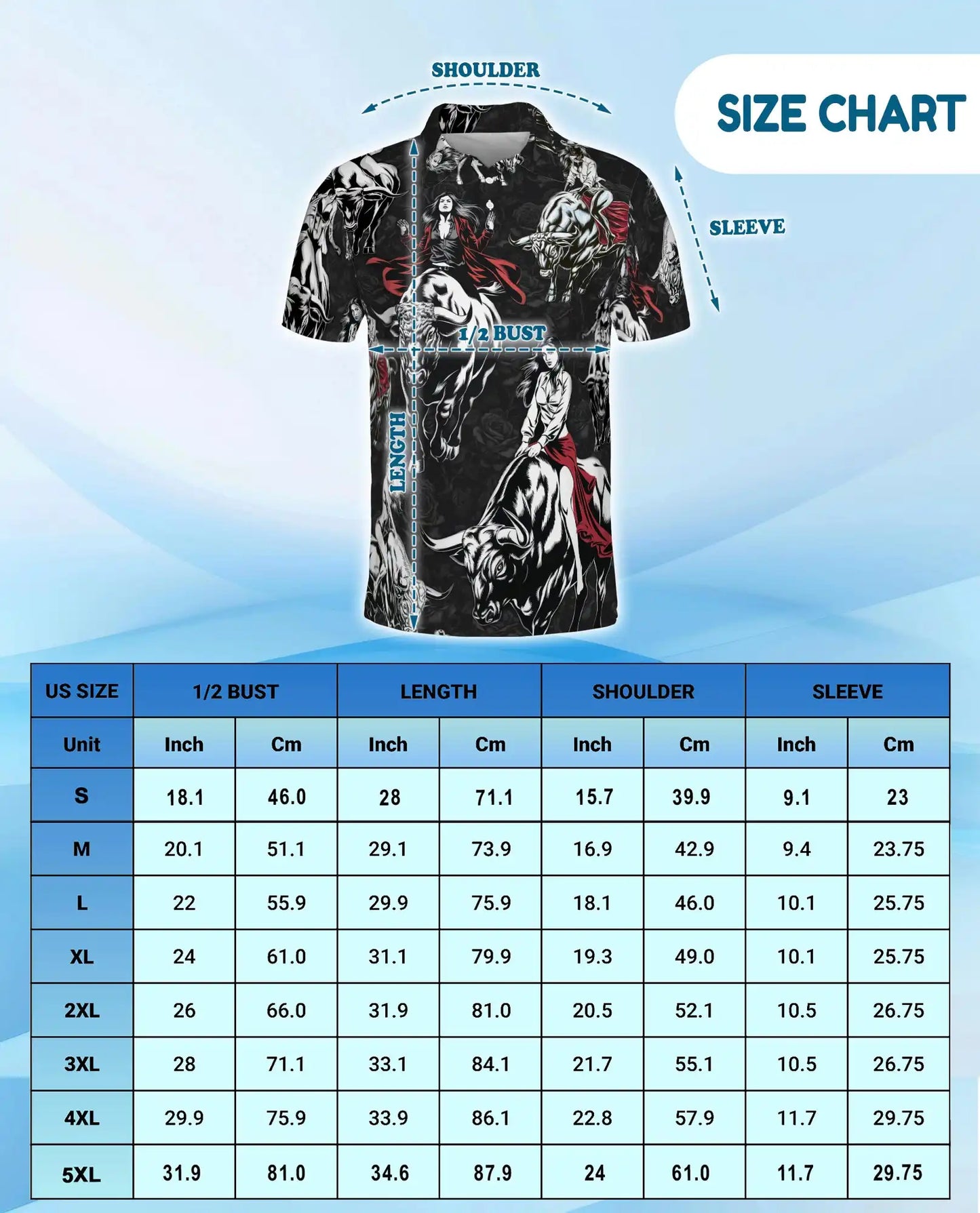Western Bull Rider 3D Polo Shirt for Men, Dark Rodeo Cowgirl Style | Azhawaiian