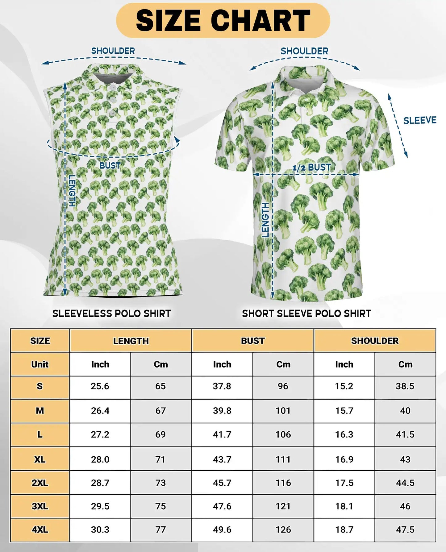 Vegetable Print Sleeveless Polo Shirt for Women, Fresh Food Lover Style | Azhawaiian