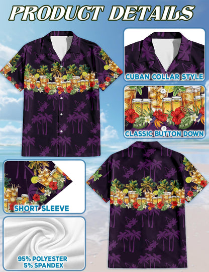 Tequila Matching Dog Owner Hawaiian Shirts, Funny Pet Aloha Shirt for Beach Vacation - Azhawaiian