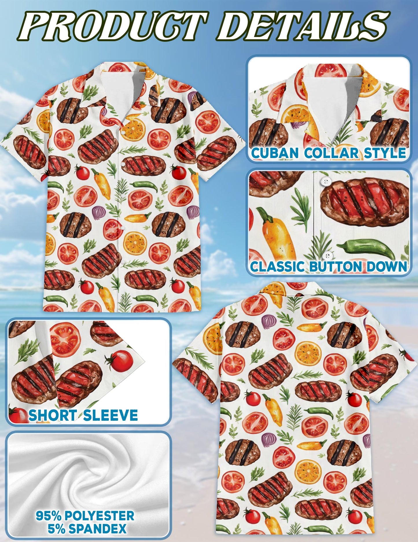 BBQ Matching Dog Owner Hawaiian Shirts, Funny Pet Aloha Shirt for Beach Vacation - Azhawaiian