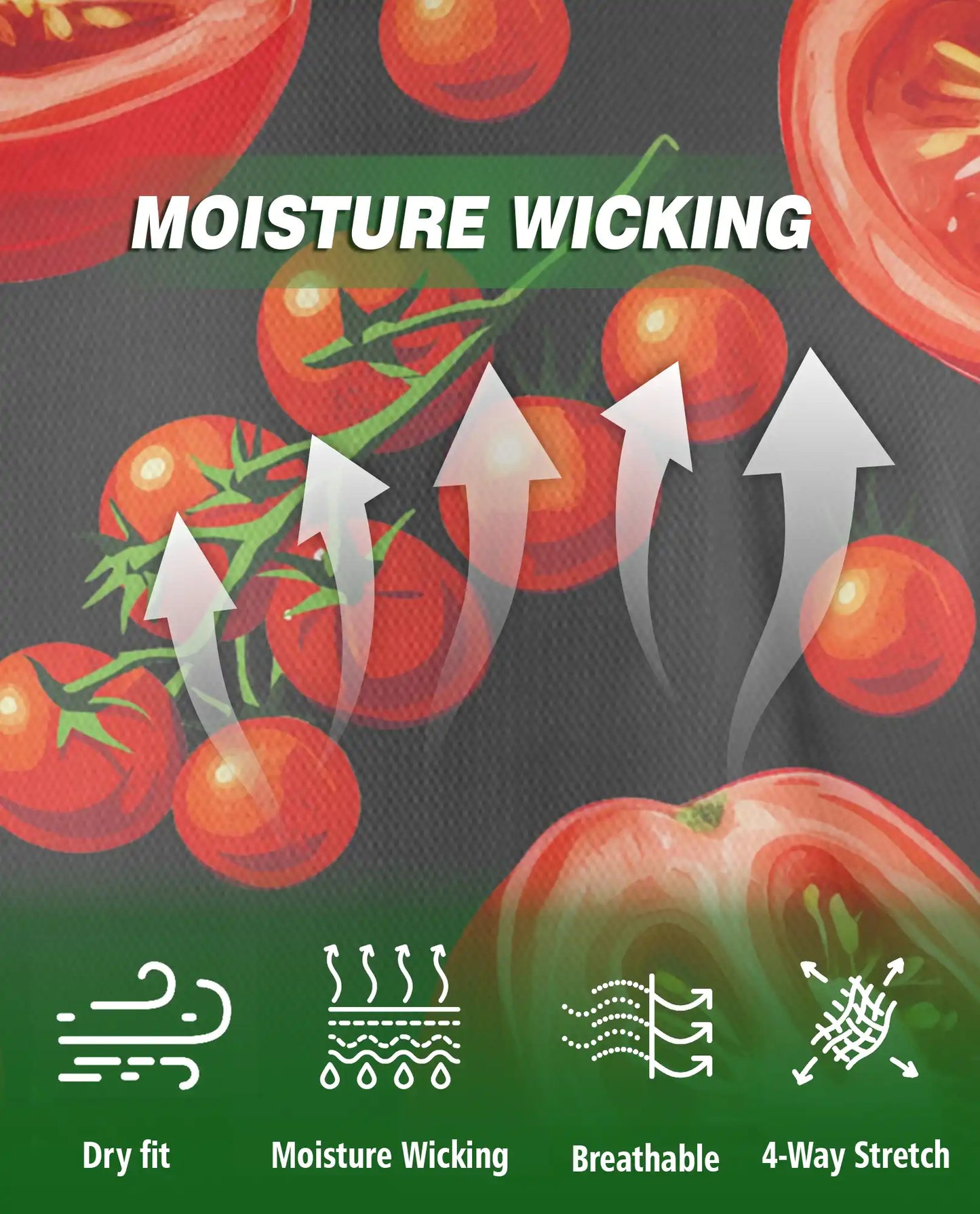 Tomato Slice 3D Polo Shirt for Men, Funny Food Lover Style | Azhawaiian