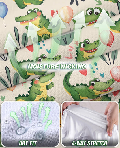 Alligator Pattern Sleeveless Polo Shirt for Women | Azhawaiian