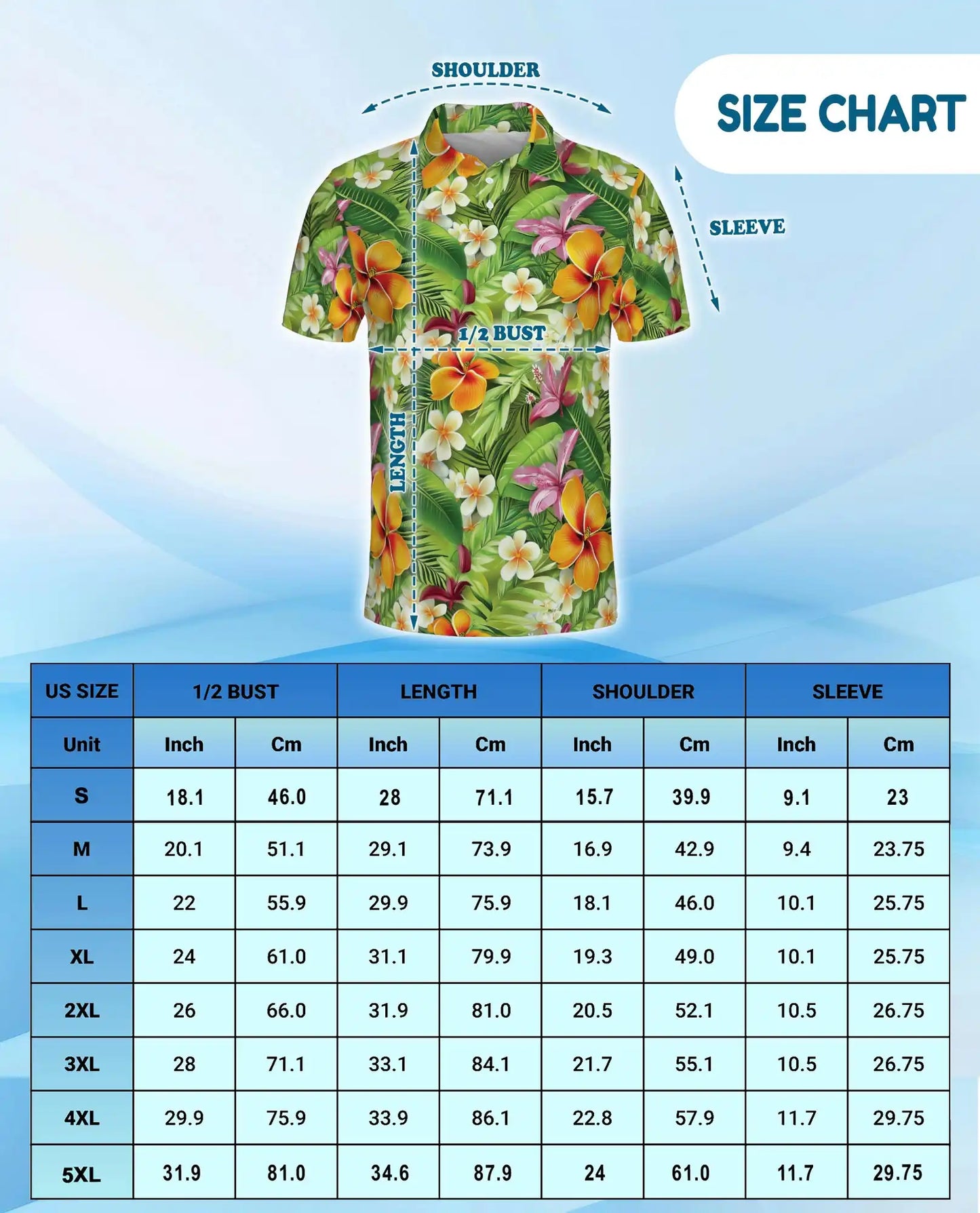 Tropical Hibiscus Polo Shirt for Men, Island Floral Style | Azhawaiian