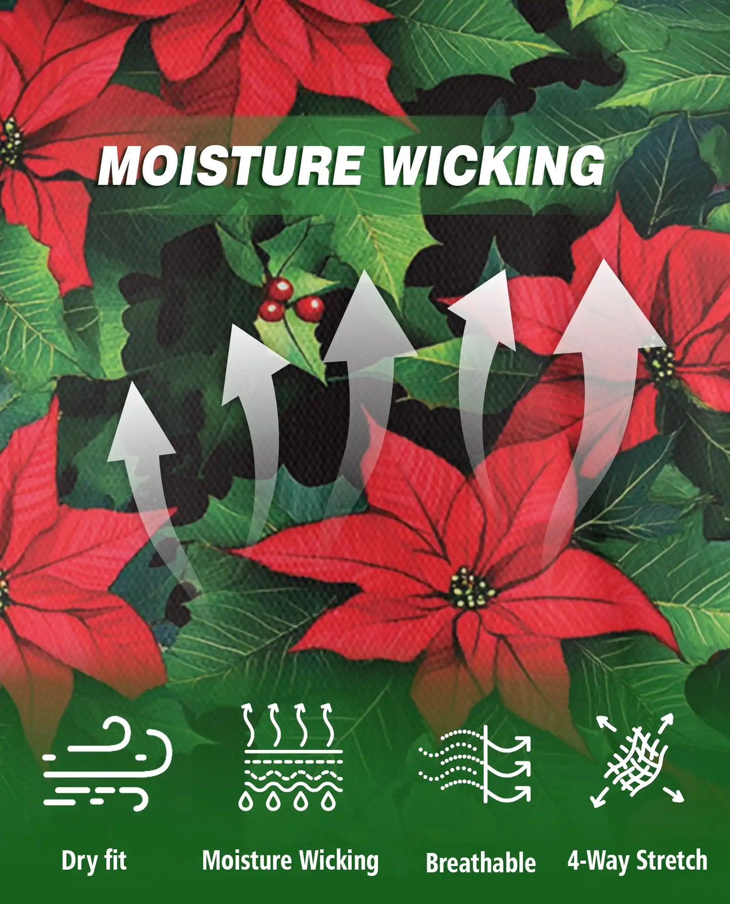 Christmas Poinsettia Polo Shirt | Azhawaiian