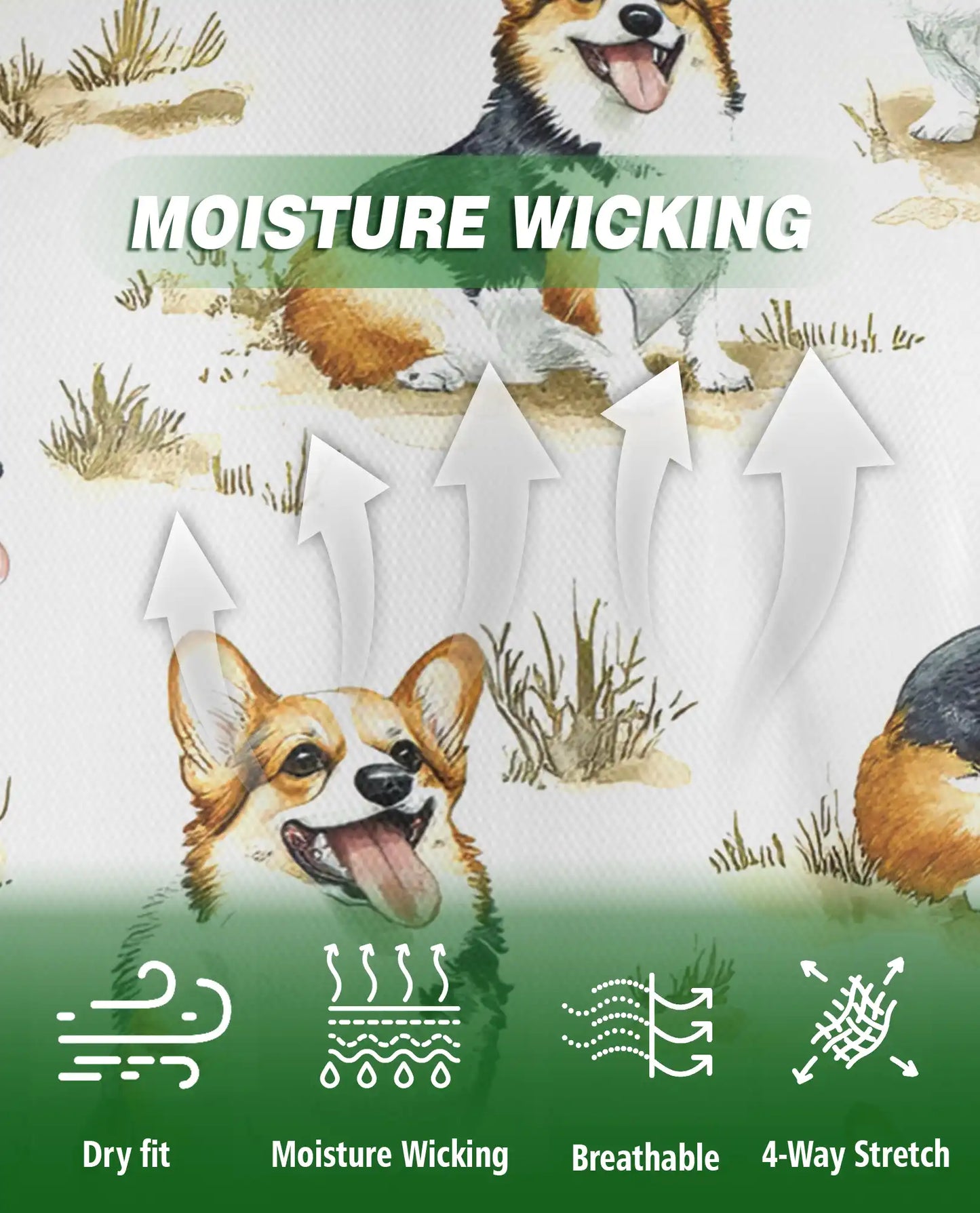 Cute Corgi Hawaiian Polo Shirt | Azhawaiian