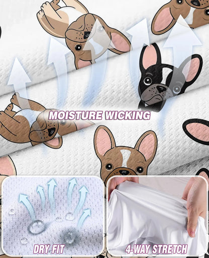 French Bulldog Sleeveless Polo Shirt for Women | Azhawaiian