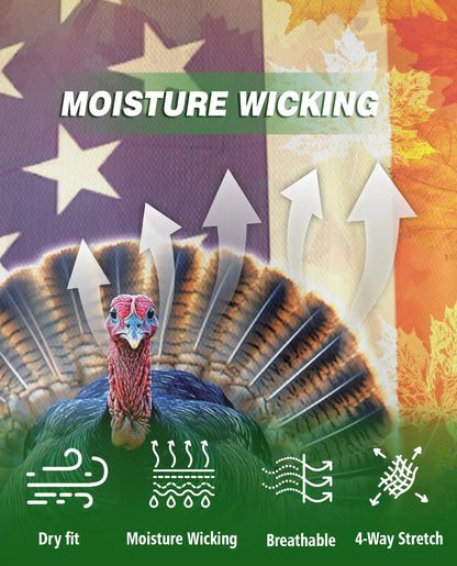 Patriotic Thanksgiving Turkey Polo Shirt for Men | Azhawaiian