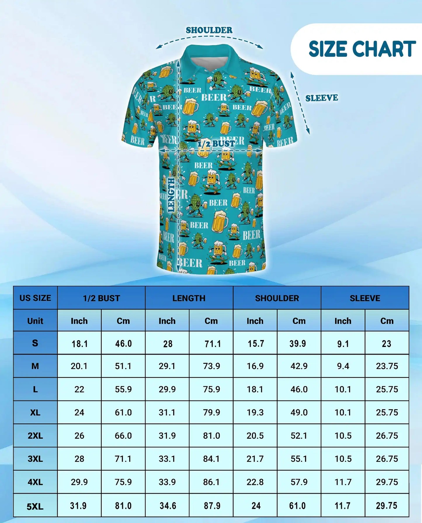 Funny Beer Polo Shirt - Craft Brew Party Tropical Style | Azhawaiian