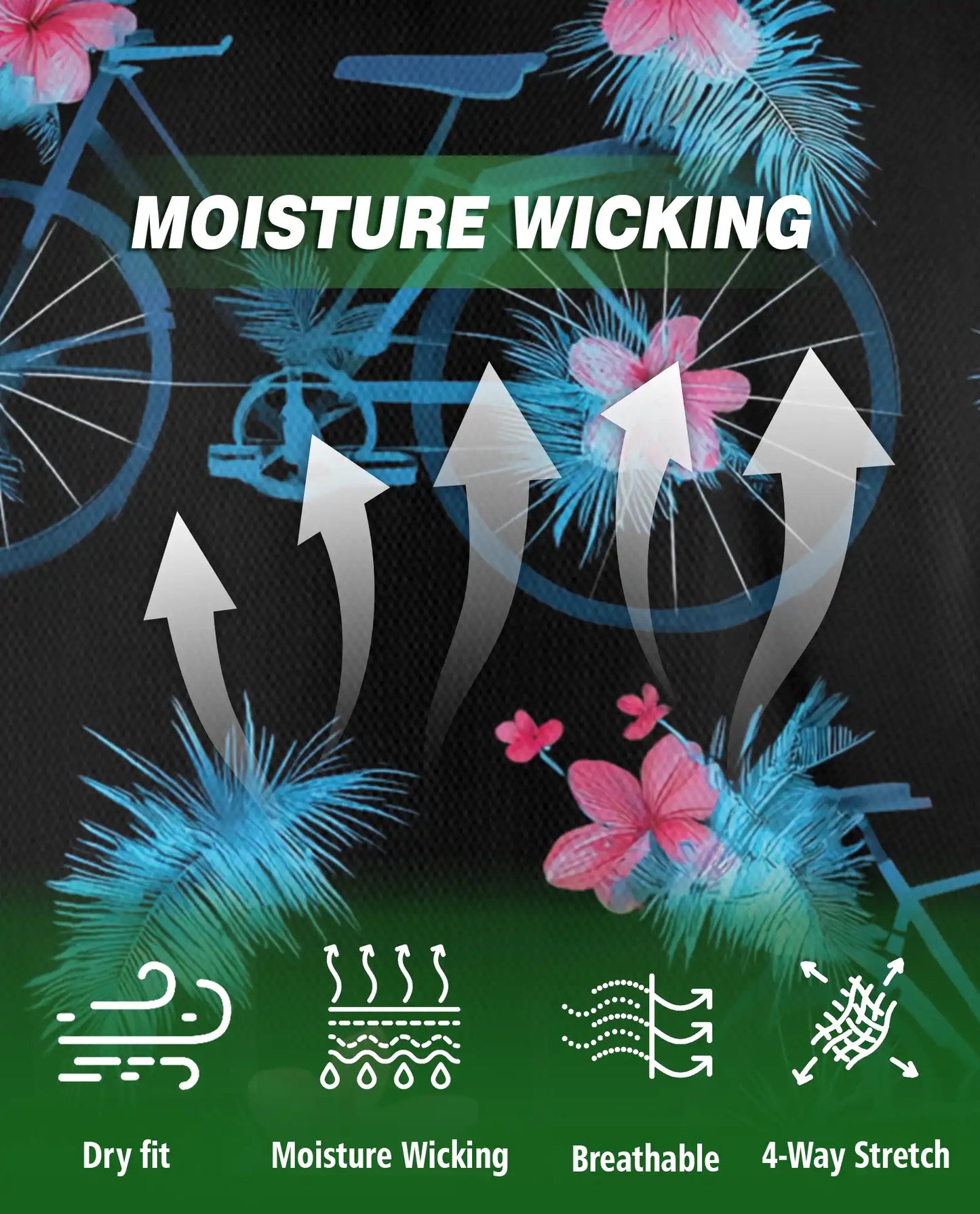 Bicycle Hawaiian Polo Shirt, Floral Summer Style | Azhawaiian