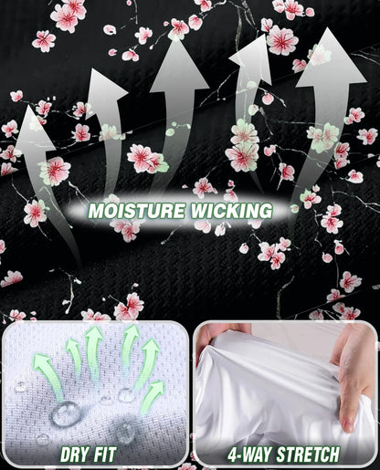 Japanese Sakura Cherry Blossom Sleeveless Polo Shirt for Women | Azhawaiian