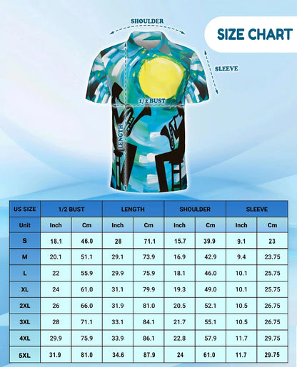 Jazz Trumpet Polo Shirt - Abstract Music Art Style | Azhawaiian