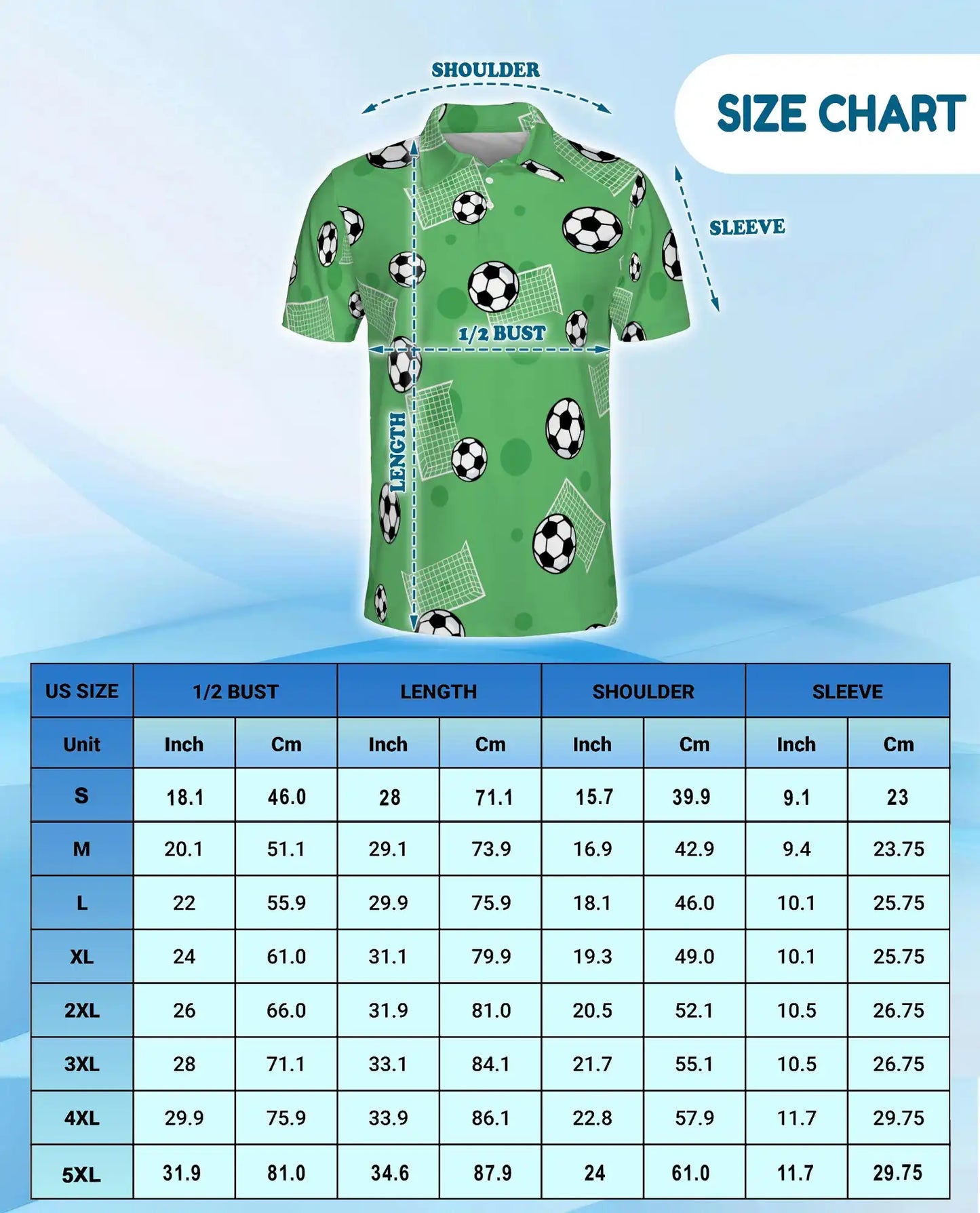 Soccer Ball Polo Shirt - Fun Football Fan Style | Azhawaiian