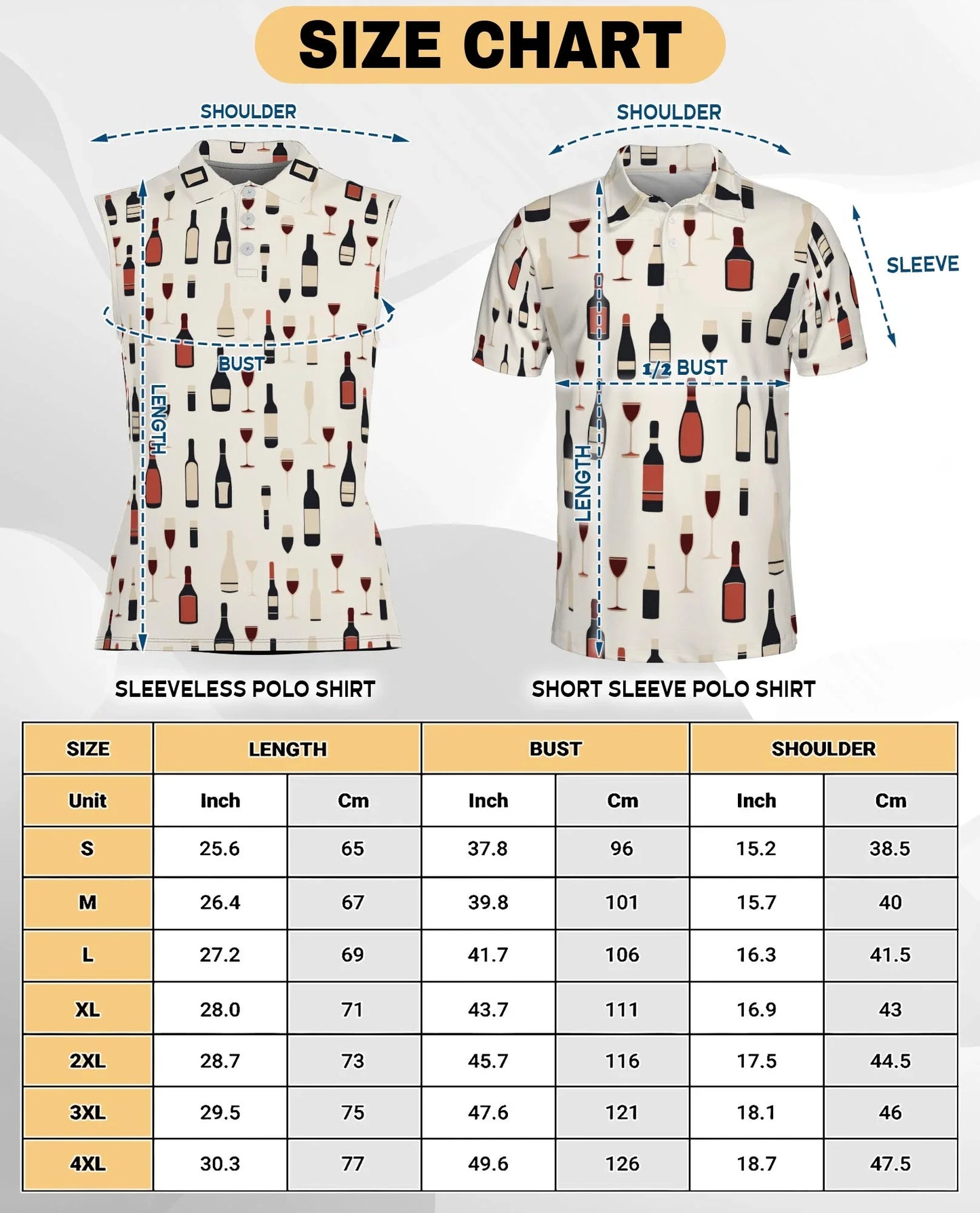 Red Wine Themed Sleeveless Polo Shirt for Women | Azhawaiian