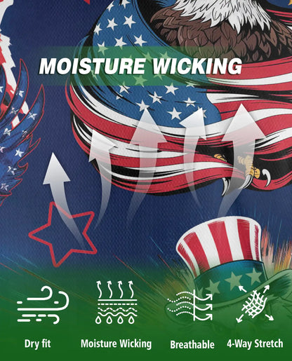 USA Eagle Polo Shirt | Azhawaiian