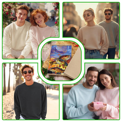 Largemouth Bass Fishing Sweatshirt – Colorful Graphic 3D All Over Print Design