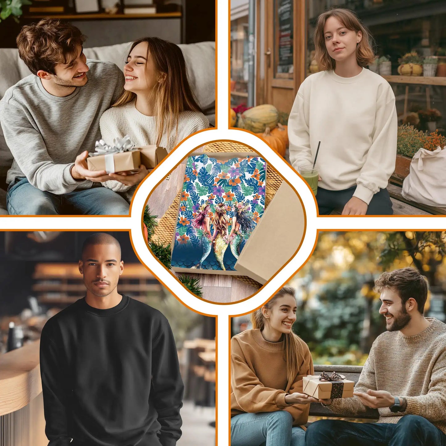 Mermaids Sweatshirt – Colorful Graphic 3D All Over Print Design