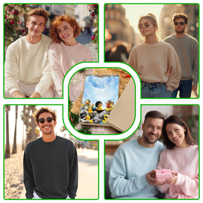 Ducks Sweatshirt – Colorful Graphic 3D All Over Print Design