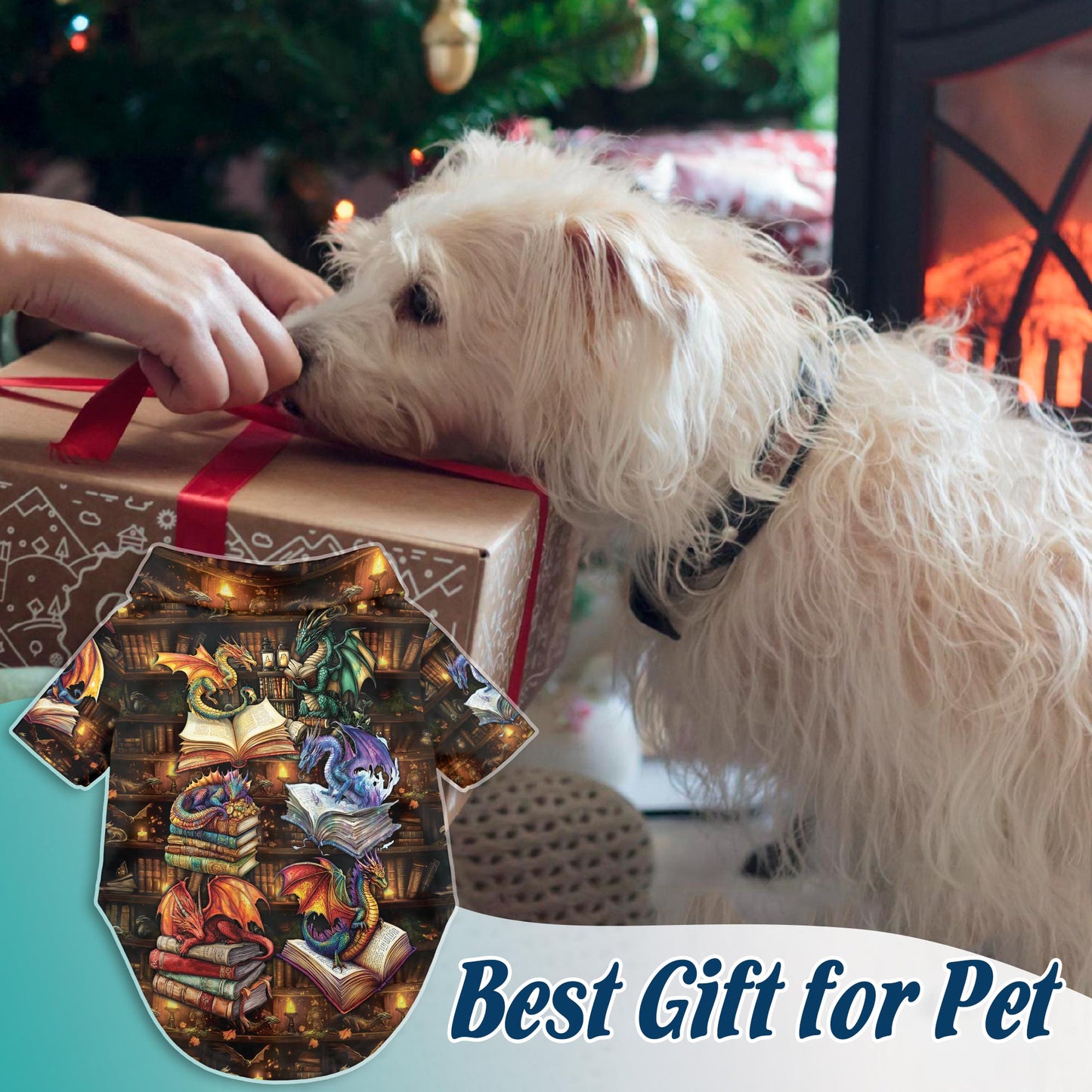 Dragon Book Matching Dog Owner Hawaiian Shirts, Funny Pet Aloha Shirt for Beach Vacation - Azhawaiian