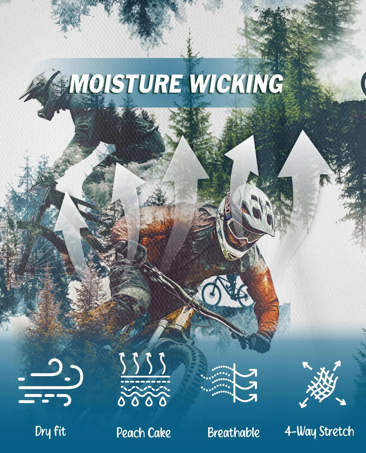 Mountain Biking Polo Shirt for Men, Outdoor Adventure Style | Azhawaiian