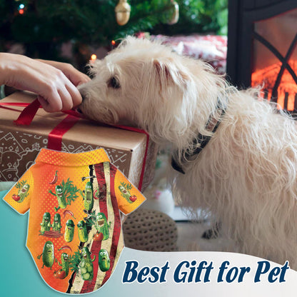 Pickles Matching Dog Owner Hawaiian Shirts, Funny Pet Aloha Shirt for Beach Vacation - Azhawaiian