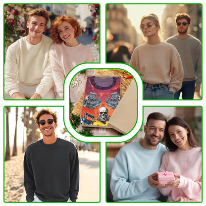 Car Engine Skull Sweatshirt – Colorful Graphic 3D All Over Print Design