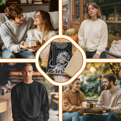 Octopus Graphic Beach Sweatshirt – Tropical 3D All Over Print Design
