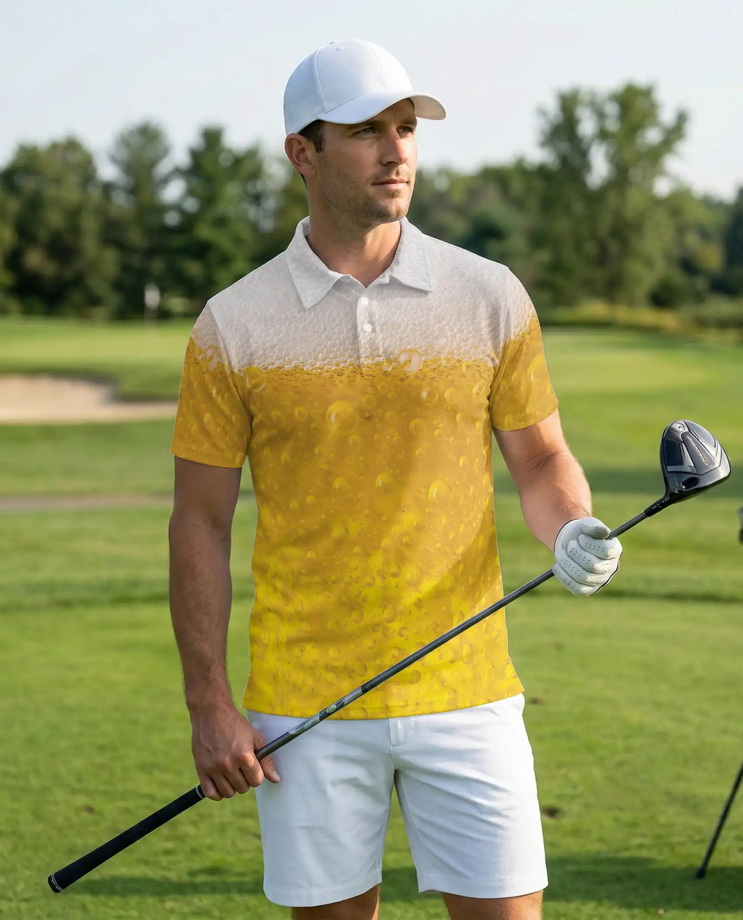 Beer Lovers Polo Shirt - Fresh Brew Party Style | Azhawaiian
