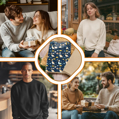 Pelican Pattern Sweatshirt – Colorful Graphic 3D All Over Print Design