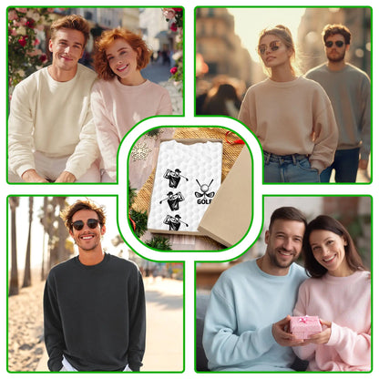 White Golf Ball Sweatshirt – Colorful Graphic 3D All Over Print Design
