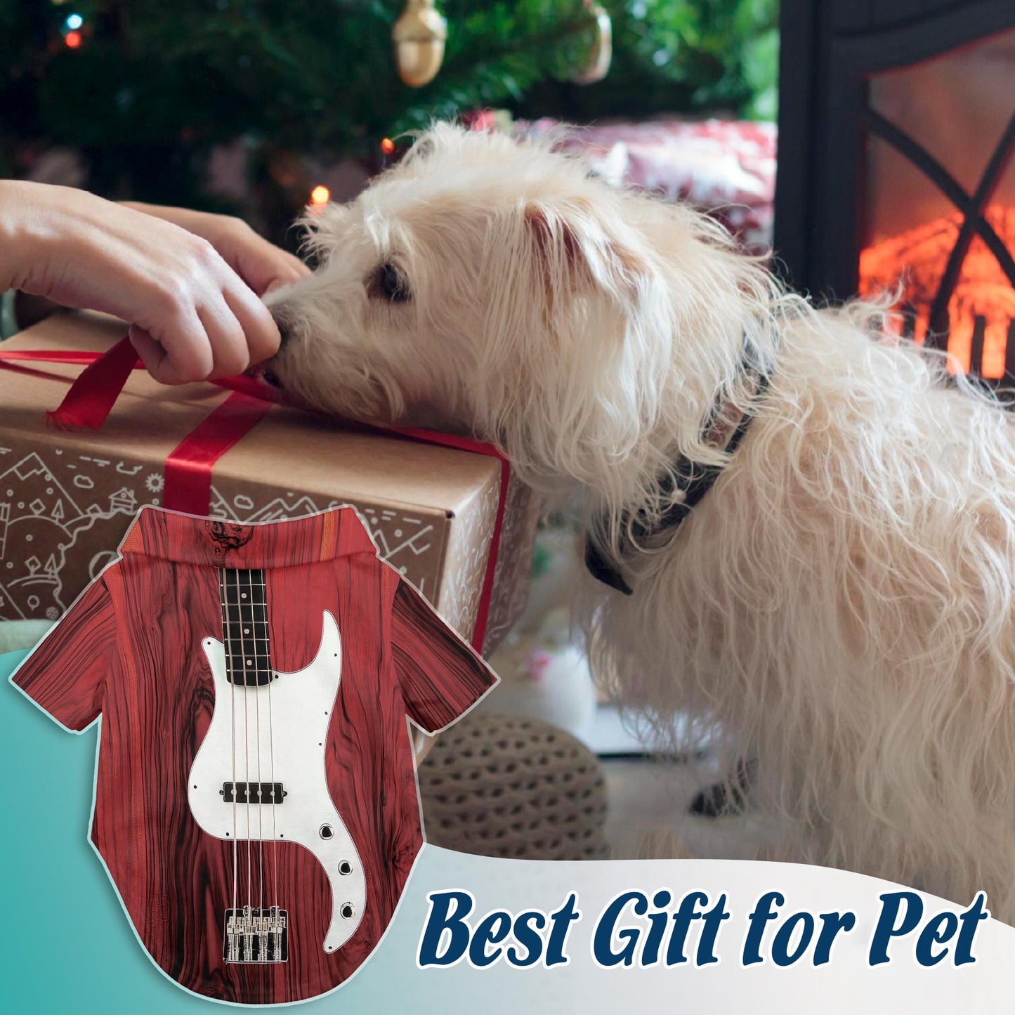 Bass Guitar Matching Dog Owner Hawaiian Shirts, Funny Pet Aloha Shirt for Beach Vacation - Azhawaiian