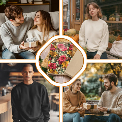 Lilium Floral Sweatshirt – Colorful Graphic 3D All Over Print Design
